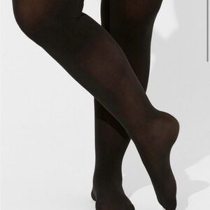 Torrid Black Hosiery Super opaque control top tights